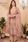 Mahiba By Ibiza Pure Lilen Jaquard Digital Print Dress Material Wholesale In India